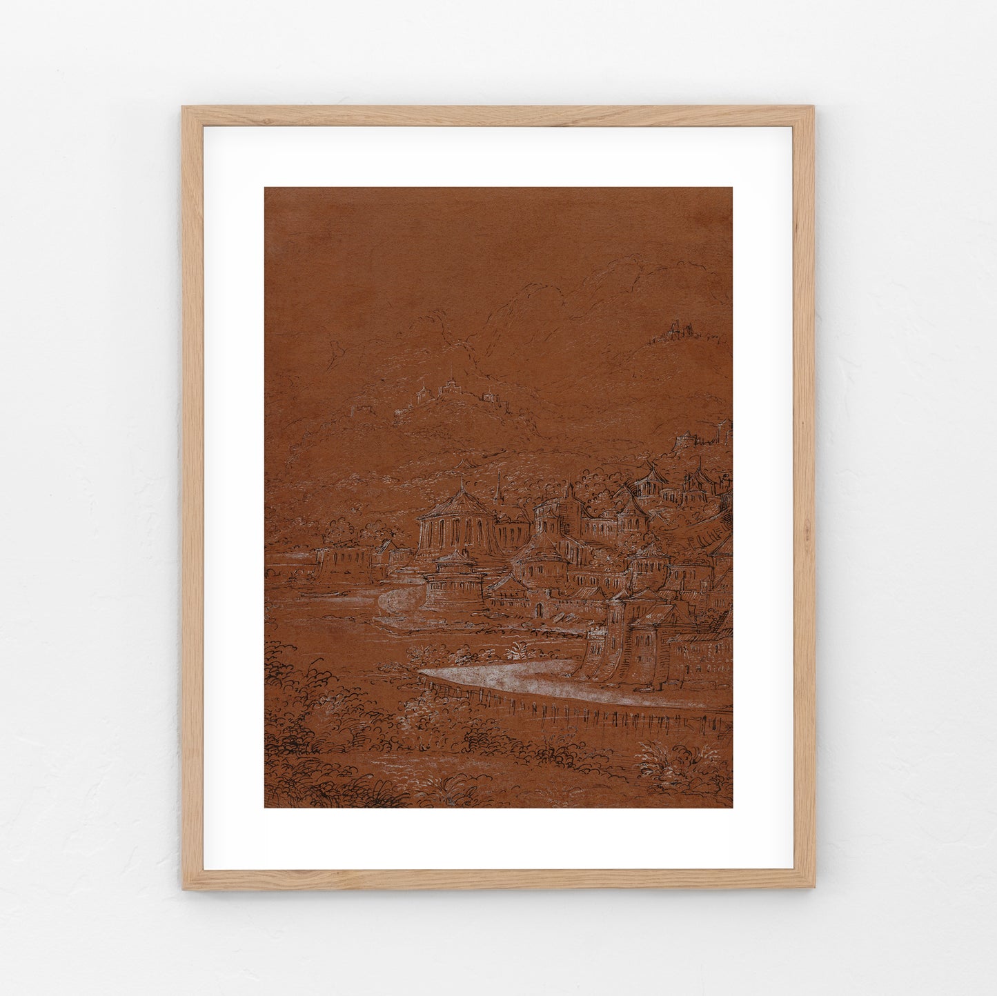 Mountain Landscape with an Imaginary City